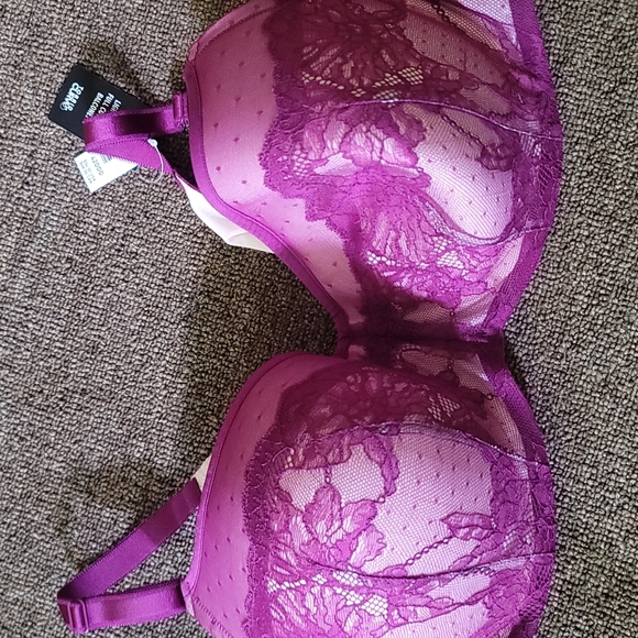 TORRID CURVE COLLECTION LIGHTLY LINED FULL COVERAGE BALCONETTE: PURPLE:NWOT - Picture 1 of 4